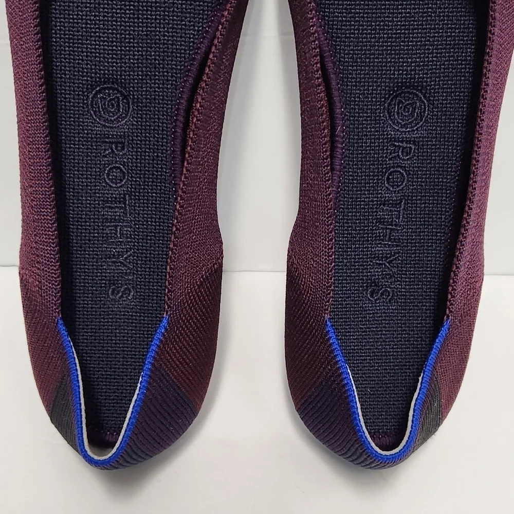 Rothys Blackberry Captoe Ombre Stripe Colorblock‎ Flats